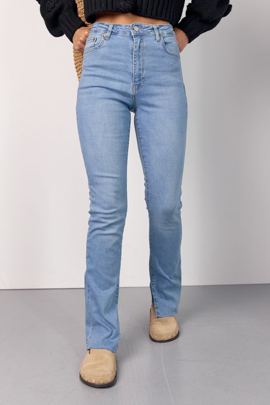 Жіночі джинси skinny з розрізами
