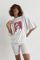 Жіночий костюм з футболкою oversize та велосипедками