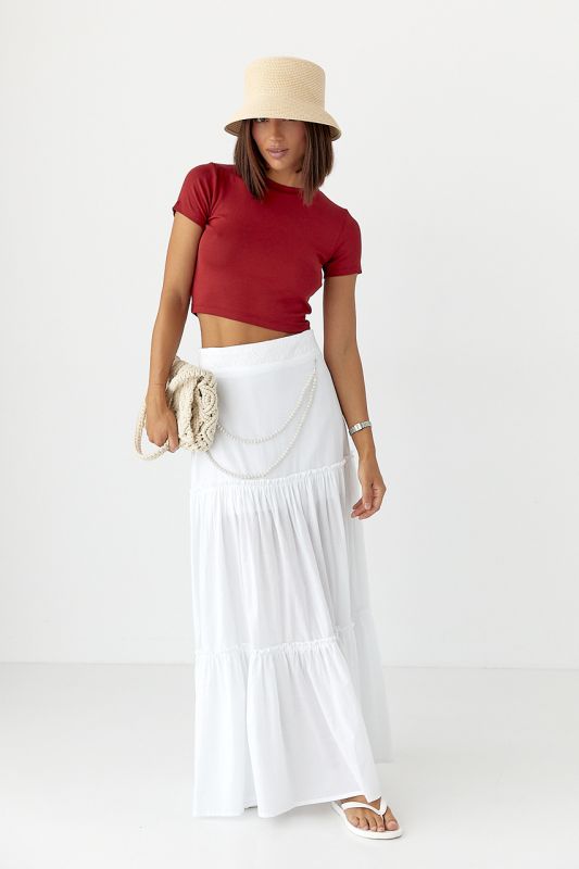 Однотонна футболка Massimo Dutti
