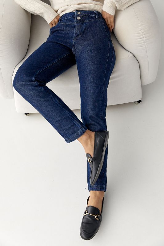 Джинси Mom fit  із застібкою на ґудзиках