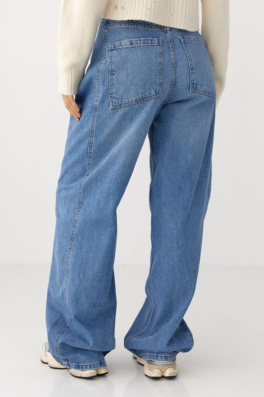 Сині широкі джинси Baggy