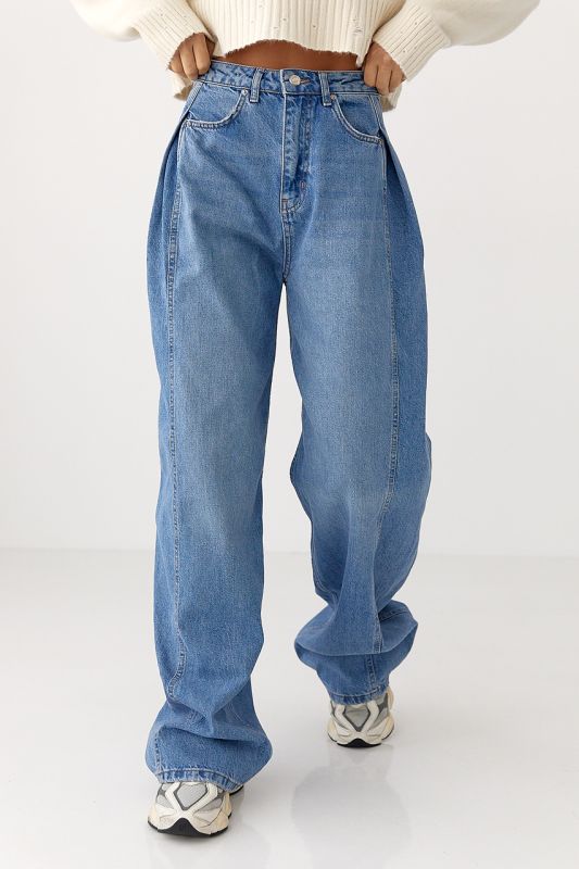 Сині широкі джинси Baggy