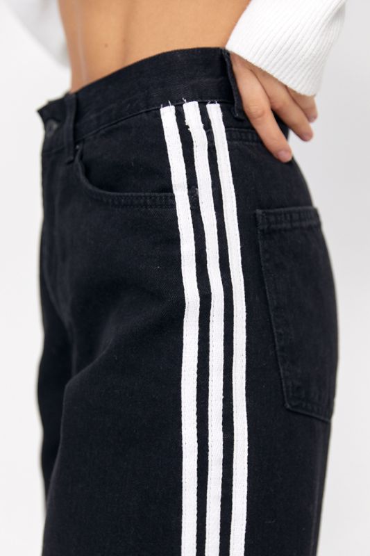 Жіночі джинси Baggy з лампасами