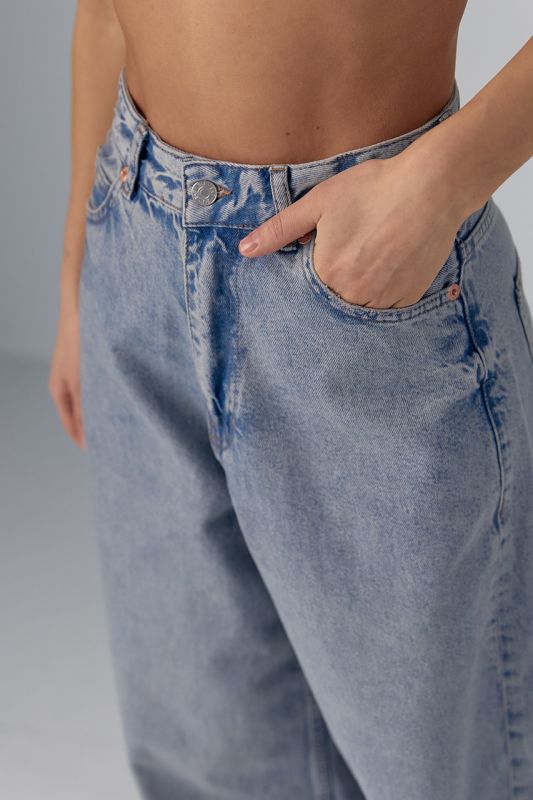 Жіночі широкі джинси wide-leg