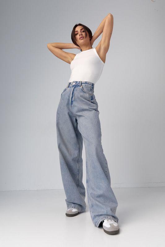Жіночі широкі джинси wide-leg