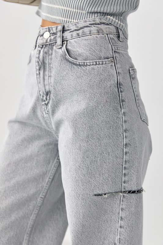 Джинси  Wide Leg  з розрізами на стегнах