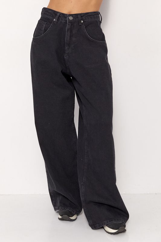 Джинси wide leg з високою талією