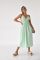 Однотонний сарафан із резинкою на талії