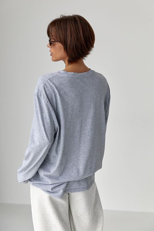 Однотонний базовий лонг oversize