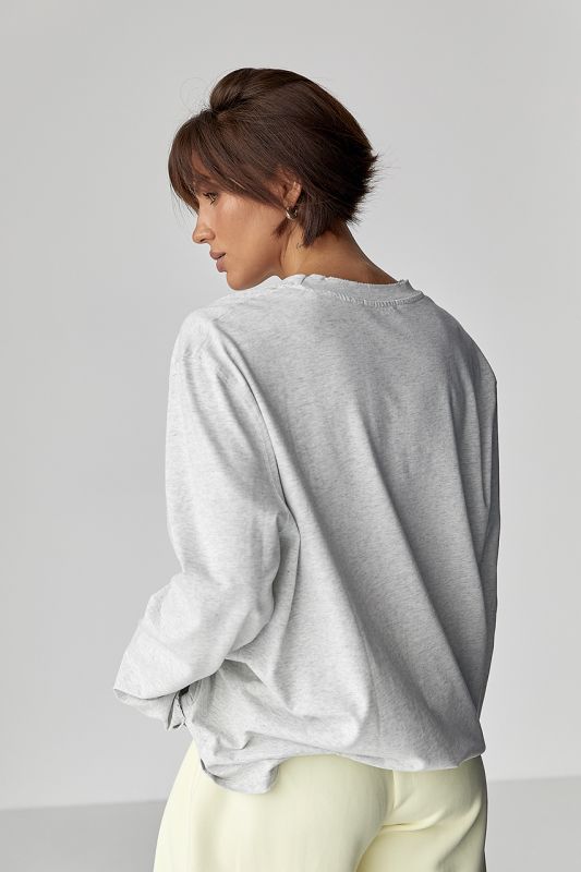 Однотонний базовий лонг oversize