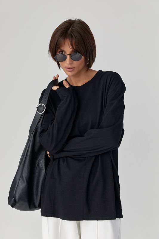 Однотонний базовий лонг oversize